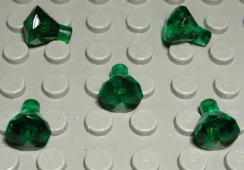 Lego diamant transparent grün - diamant,