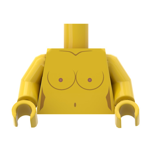 Lego torso 973c00 brust motiv - 973c00,